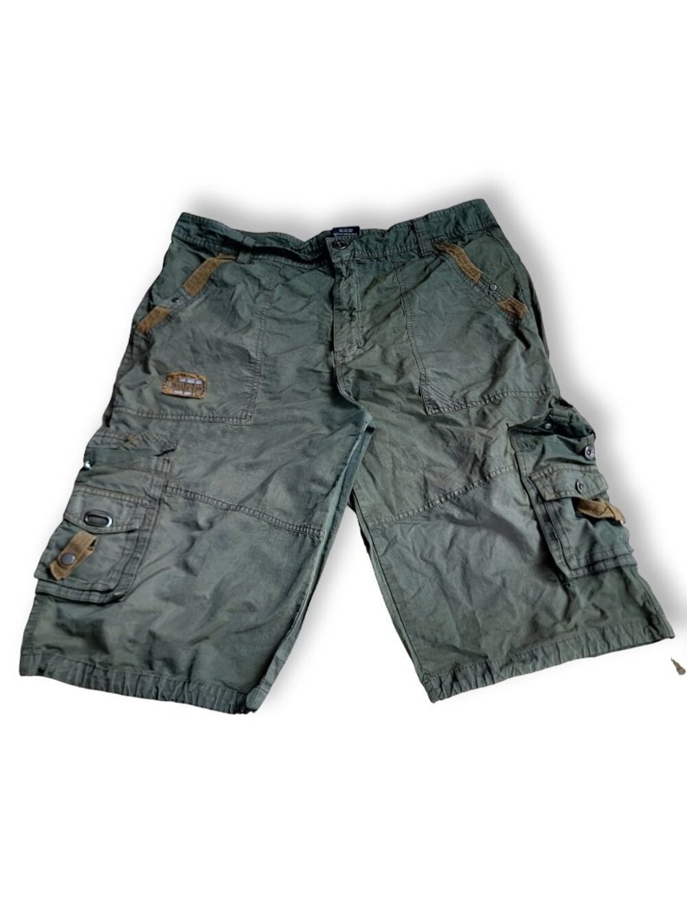 Sofich Vintage Cargo Workwear Shorts Utility Casual Shorts (38)